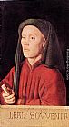 Jan van Eyck Portrait of a Young Man (Tymotheos) painting